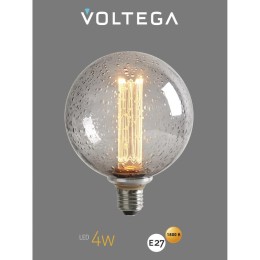 Лампа светодиодная Loft Led G125FC1978 4Вт 1800К E27 Voltega 8569