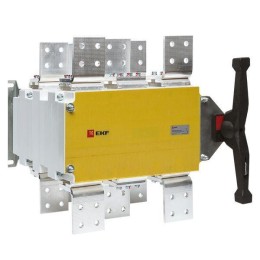 Рубильник-переключатель 3п 2500А с рукояткой управления для прямой установки PowerSwitch EKF pscs-25