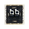 Розетка компьютерная 2-м RJ45 кат.6 FORTE&PIANO FP434 ваниль IEK FP-K20-2-K10
