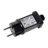 Фигура светодиодная акриловая "Мишка с красной лентой" 60см 200LED бел. 6Вт 24В IP65 понижающ. транс