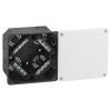 Коробка распаячная для твердых стен клеммник крышка IP42 KRT-k-107-107-50 Эра Б0057233