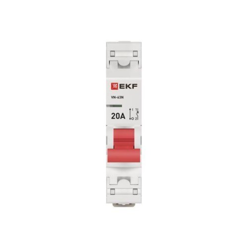 Выключатель нагрузки 1п 20А ВН-63N PROxima EKF S63120
