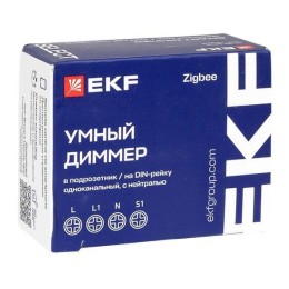 Диммер умный в подрозетник 1-канальный Zigbee Connect Select EKF sdsh-1g-zb