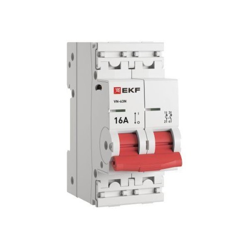 Выключатель нагрузки 2п 16А ВН-63N PROxima EKF S63216