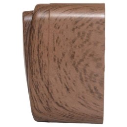 Выключатель 1-кл. 2п ОП Минск 10А IP20 с индикатором темн. дерево EKF EGV10-121-40