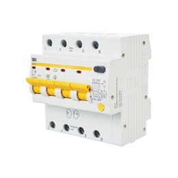 Выключатель автоматический дифференциального тока 4п C 16А 30мА тип AC 4.5кА АД-14 KARAT IEK MAD10-4