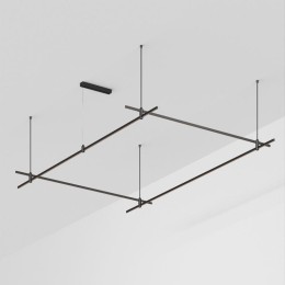 Трек ART-APRIORI-RECTANGLE-ROD-800-3000х2000 BK IP20 метал. Arlight 048545