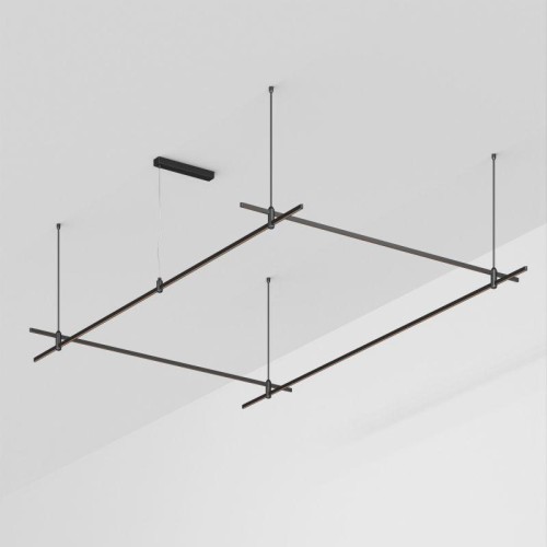 Трек ART-APRIORI-RECTANGLE-ROD-800-3000х2000 BK IP20 метал. Arlight 048545