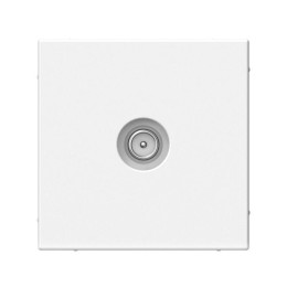Розетка телевизионная проходная TV ArtGallery 4дБ механизм бел. SE GAL000192