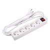 Удлинитель 5х5м 10А IP20 FS075-05-500 2.2кВт ПВС 2х0.75 с выкл. ФАZА 5004368