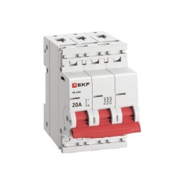 Выключатель нагрузки 3п 20А ВН-63N PROxima EKF S63320