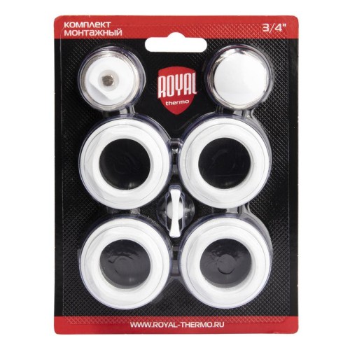 Комплект монтажный 1дюймх3/4дюйм бел. Royal Thermo НС-1614213