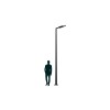 Светильник GALAXY LED 55 DW 2700K POLE 5M D130 RAL9006 СТ 4730000190
