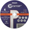 Диск отрезной по металлу и нержавеющей стали Profi Т41-230х1.8х22.2мм Cutop 39982т