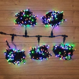 Гирлянда светодиодная "LED ClipLight" 5 нитей х20м 665LED мультиколор 50Вт 24В IP65 трансф. в компл.