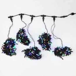 Гирлянда светодиодная "LED ClipLight" 5 нитей х20м 665LED мультиколор 50Вт 24В IP65 трансф. в компл.