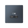 Розетка USB ArtGallery тип C 65Вт QC PD высокоскор. ЗУ механизм грифель SE GAL000727