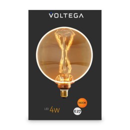 Лампа светодиодная Loft Led G130 4Вт 1800К E27 Voltega 8541