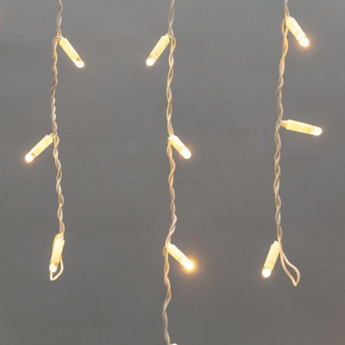 Гирлянда светодиодная "Айсикл" (бахрома) 1.8х0.5м 48LED тепл. бел. 3Вт 230В IP65 провод бел. Neon-Ni