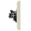 Розетка 2-м RJ11+RJ45 кат.5E FORTE&PIANO FP435 ваниль IEK FP-KT20-O-1-K10