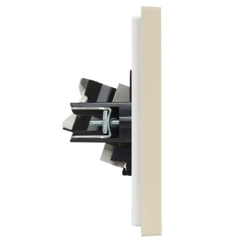Розетка 2-м RJ11+RJ45 кат.5E FORTE&PIANO FP435 ваниль IEK FP-KT20-O-1-K10