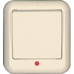 Выключатель 1-кл. ОП Прима 10А IP20 с индикацией сл. кость SchE VA1U-111-S