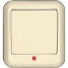 Выключатель 1-кл. ОП Прима 10А IP20 с индикацией сл. кость SchE VA1U-111-S