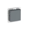 Розетка AtlasDesign 16А IP20 с заземл. защ. шторки с крышкой быстрозажим. клем. механизм грифель SE