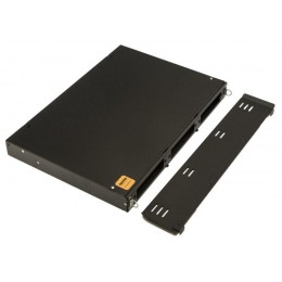 Бокс оптический FO-19V-1U-3хSLT-W130H30-24UN-BK универс. выдвижной 19дюйм от 8 до 24 портов (SC dupl