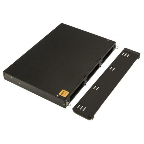 Бокс оптический FO-19V-1U-3хSLT-W130H30-24UN-BK универс. выдвижной 19дюйм от 8 до 24 портов (SC dupl