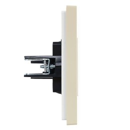 Заглушка с суппортом FORTE&PIANO FP441 ваниль IEK FP-PL10-K10