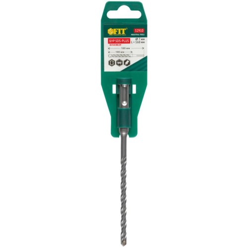 Бур по бетону SDS PLUS с двойн. резьбой 7х160мм FIT 32910