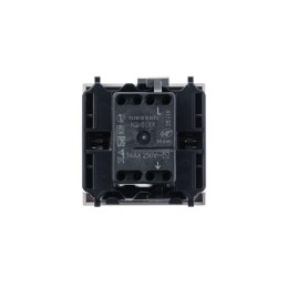 Выключатель 1-кл. 1п 2мод. СП Zenit 16А IP20 с клавишей механизм альп. бел. ABB 2CLA220100N1101