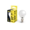 Лампа светодиодная Eco G45 5Вт шар 3000К тепл. бел. E14 450лм 230-240В IEK LLE-G45-5-230-30-E14