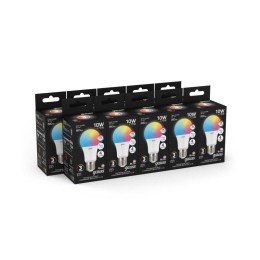 Лампа светодиодная Black 10Вт A60 грушевидная RGBW E27 диммир. GAUSS 102102410