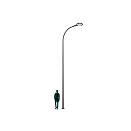 Светильник SKYLINE LED 60 DW 2700K K-POLE 5M D114 RAL9005 СТ 4707000280