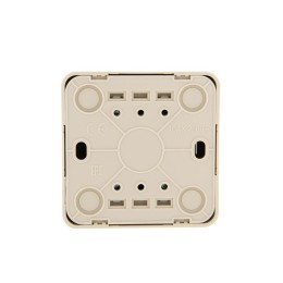 Выключатель 2-кл. 1п ОП Viola 10А IP20 с подсветкой крем. LEZARD 751-0300-112