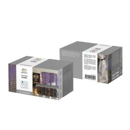 Гирлянда светодиодная "Светодиодный Дождь" 1.5х1.5м 144LED син. 12Вт 230В IP20 с контроллером провод