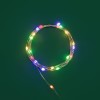 Гирлянда светодиодная "Роса" с крупными каплями 2м 20LED мультиколор 0.1Вт IP20 тонкий батарейный бл