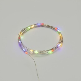 Гирлянда светодиодная "Роса" с крупными каплями 2м 20LED мультиколор 0.1Вт IP20 тонкий батарейный бл