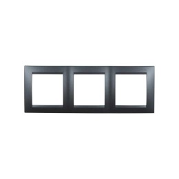 Рамка 3 поста графит Simon 1500630-038