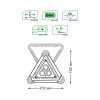 Фонарь автомобильный аккумуляторный GFL 15Вт 800лм IP33 аккум. Li-ion 2400мА.ч Power Bank GAUSS GF80