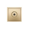 Розетка ТВ оконечная СП ZIMA IP20 зол. LEZARD 704-3688-130