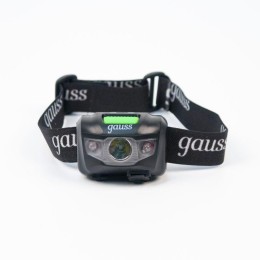 Фонарь налобный аккумуляторный GFL 3Вт 130лм IP44 аккум. Li-ion 600мА.ч GAUSS GF405