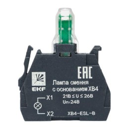 Лампа сменная с основанием XB4 син. 24В PROxima EKF XB4-ESL-B
