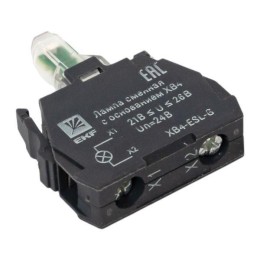 Лампа сменная с основанием XB4 зел. 24В PROxima EKF XB4-ESL-G