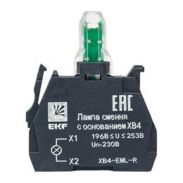 Лампа сменная с основанием XB4 красн. 230В PROxima EKF XB4-EML-R