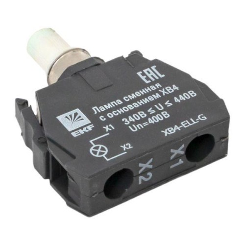 Лампа сменная с основанием XB4 зел. 400В PROxima EKF XB4-ELL-G