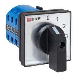 Переключатель кулачковый ПК-1-102 2п 10А "0-1-2-3" EKF pk-1-102-10