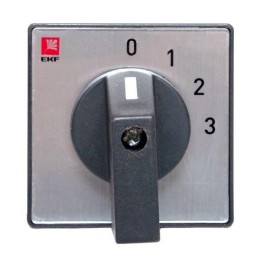 Переключатель кулачковый ПК-1-102 2п 25А "0-1-2-3" EKF pk-1-102-25